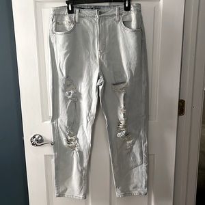 Target Wild Fable Ripped Highest Rose Mom Jean